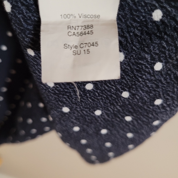 Madewell Layout Tunic Dress | Polka-Dot Dress |Tunic Dress | Madewell Dress | S - Picture 13 of 15